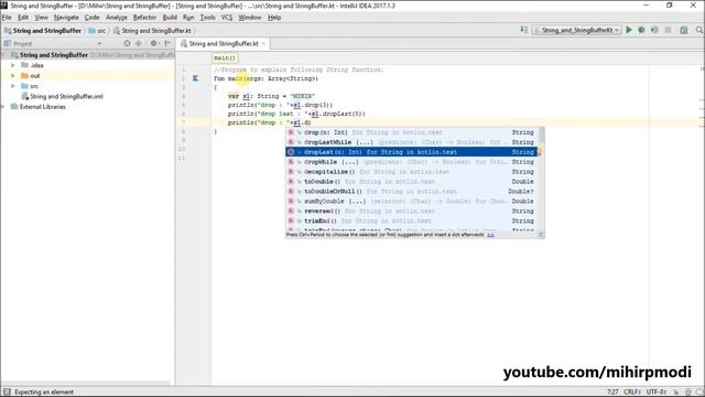 #251 Kotlin Tutorial | drop methods смотреть онлайн