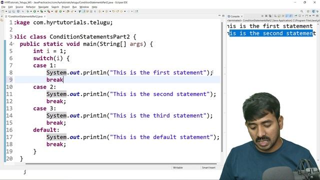P20 - Decision making statements (switch) in java | Core Java | Java Programming | смотреть онлайн