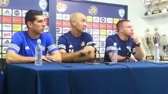 Pako Ayestarán Maccabi Tel Aviv FC Press Conference смотреть онлайн