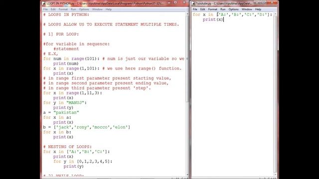 Loops in Python with basic information смотреть онлайн