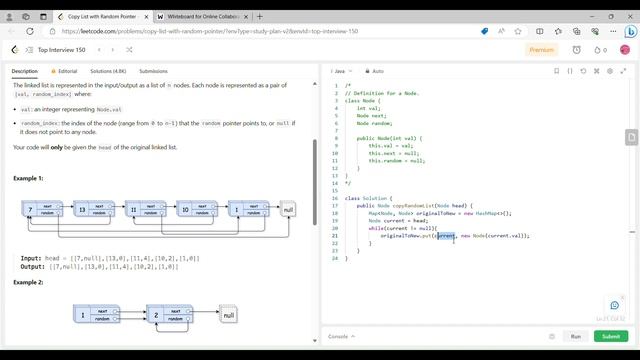 Copy List with Random Pointer | Linked List | Java | LeetCode | Linked List Series #leetcode #java смотреть онлайн