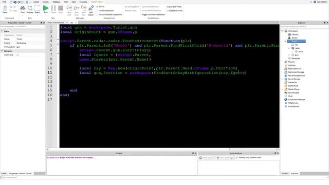 ?#20 Roblox skilled scripting tutorial | Ray casting - making a laser turret смотреть онлайн