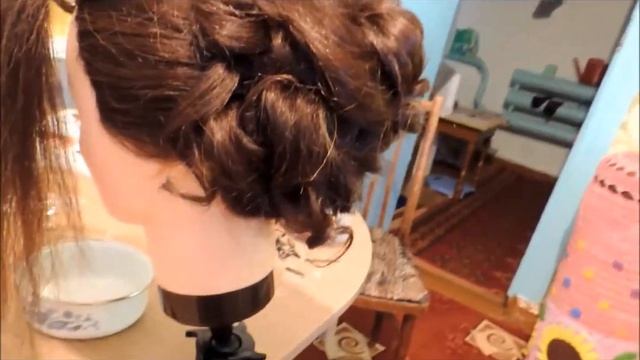 Праздничная прическа. смотреть онлайн