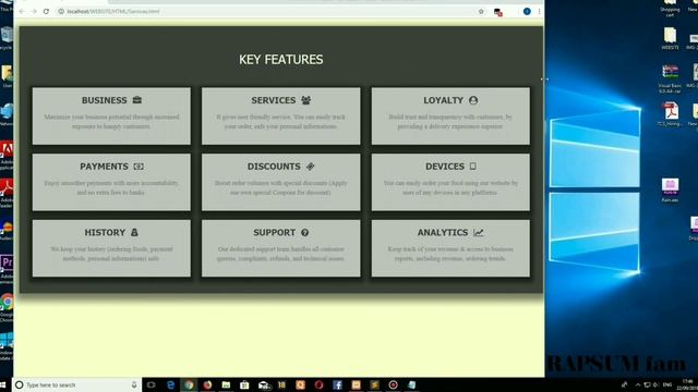 Responsive Service Section in HTML-5, CSS-3, BOOTSTRAP-5 | Website Page смотреть онлайн
