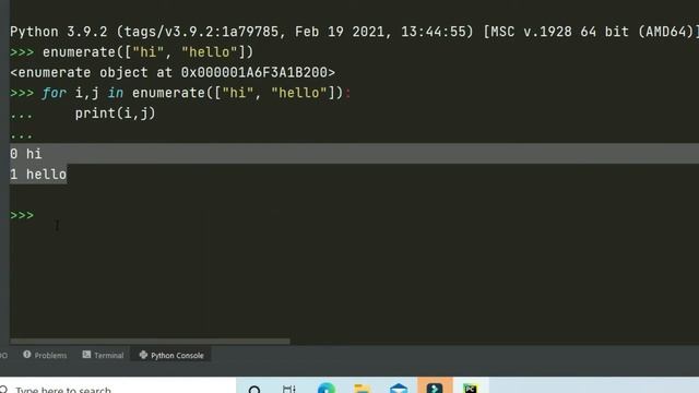 Enumerate in python | | Python tutorial for absolute beginners in Hindi смотреть онлайн