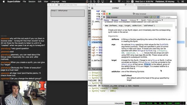 Busses, Groups, Server Architecture - Week 5 Fall 2017 MUS 499C - Intro to SuperCollider смотреть онлайн