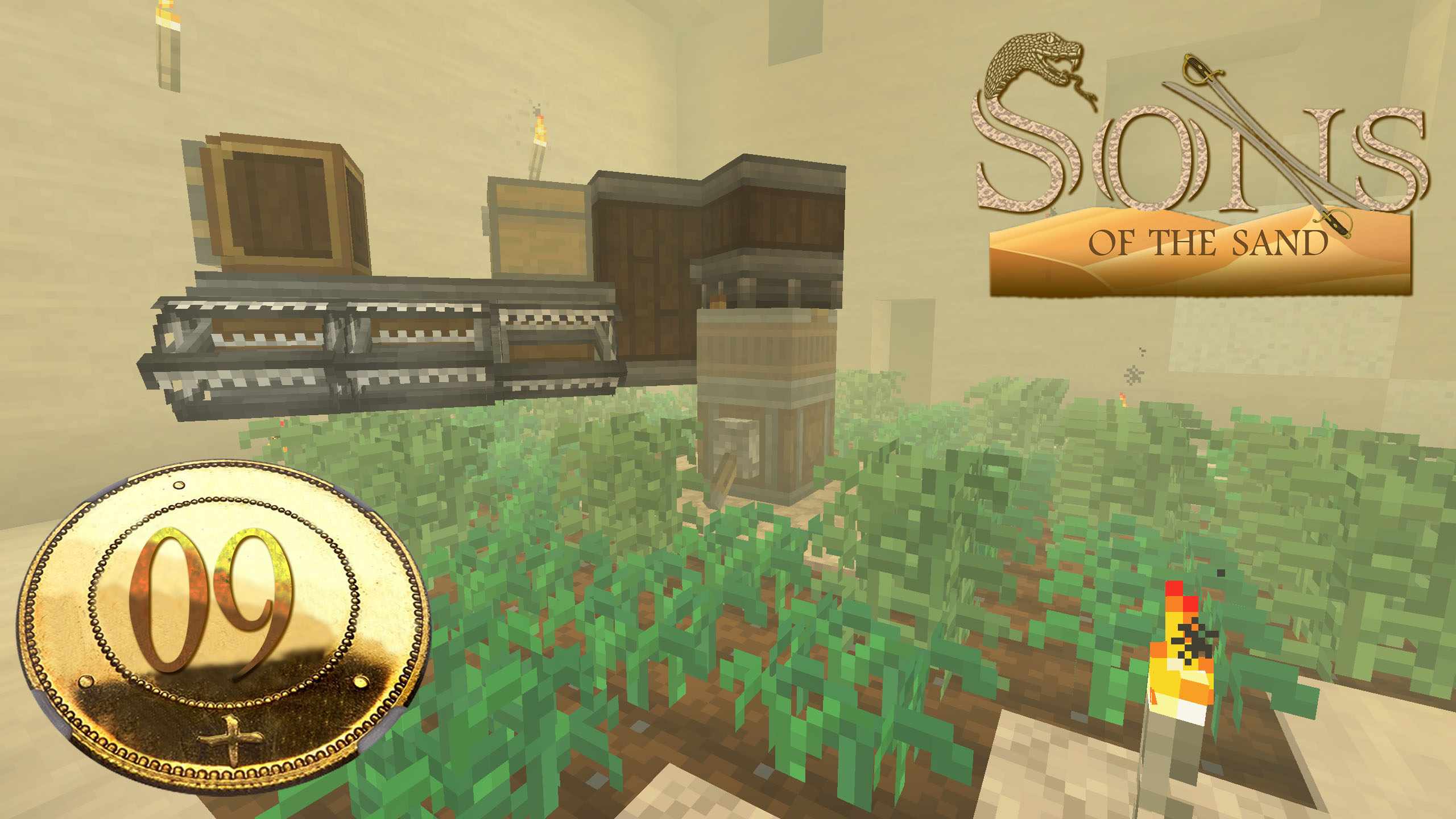 Комбайн - батяня, батяня - комбайн! Майнкрафт с модами 1.16.5 Sons of the Sand - серия 9.mp4 смотреть онлайн