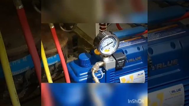 2-х ступенчатый вакуумный насос Value с соленоидом. Вакуумирование холодильного контура. смотреть онлайн