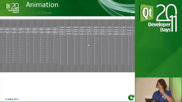 Qt DevDays 2011, Pimp your UI - Using effects, transitions, etc.: Johannes Zellner смотреть онлайн