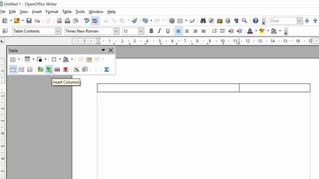 How to delete row or columns and fill colour in Open Office Writer@COMPUTEREXCELSOLUTION смотреть онлайн