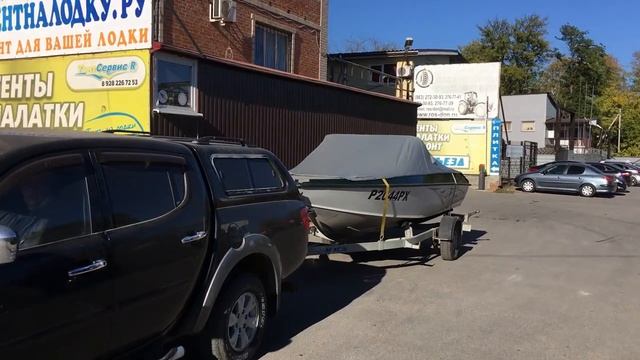 Тент на Финвал 505 наш сайт tentnalodku.ru #boatcover смотреть онлайн