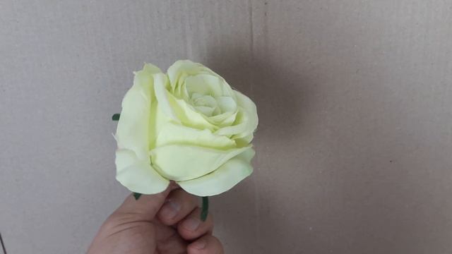 Роза зеленая - 10см смотреть онлайн