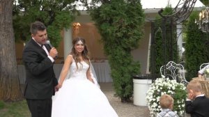 "Здравствуй невеста" Отец поет своей дочери песню на свадьбе