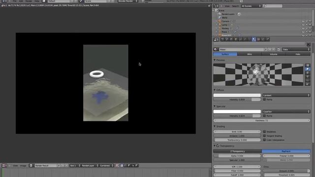 How to make fake water in blender 3d смотреть онлайн