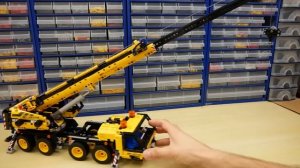 ЛЕГО Техник 42108 ОЖПК Очередной Желтый Передвижной Кран ОБЗОР