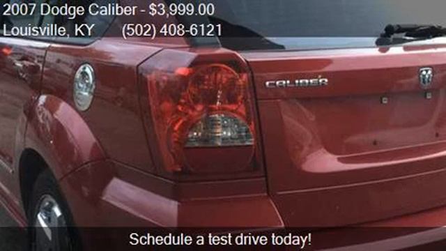 2007 Dodge Caliber R/T 4dr Wagon for sale in Louisville, KY смотреть онлайн
