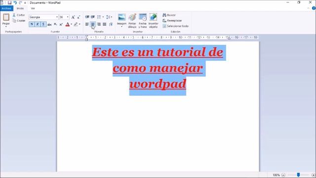 Tutorial - WordPad смотреть онлайн