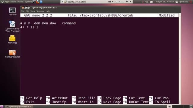 Scheduling Tasks in Linux - The CRONTAB Command смотреть онлайн