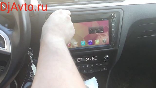 Магнитола для Volkswagen, Skoda 2+32 Gb Экран 8" Android 8, DjAvto 3417 смотреть онлайн