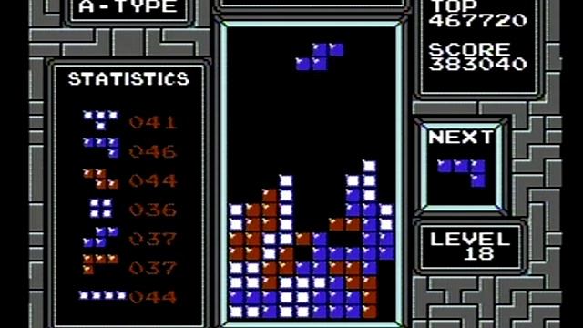 NES Tetris 721k Kill Screen смотреть онлайн