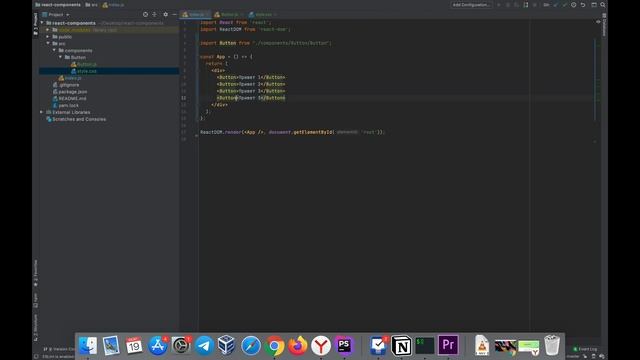 [React + Redux 2020]: Делаем компонент Button смотреть онлайн