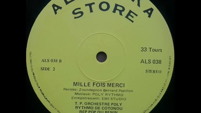 T. P. Orchestre Poly-Rythmo De Cotonou Benin - Mille Fois Merci смотреть онлайн