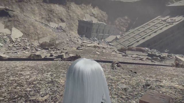 【NieR:Automata】 DLC 鑑賞 ヘアカラー全種と世界を滅ぼした男の服 смотреть онлайн