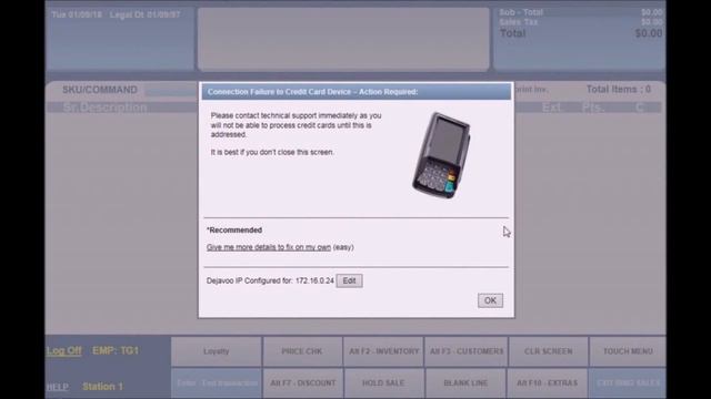 Dejavoo Connection Error смотреть онлайн