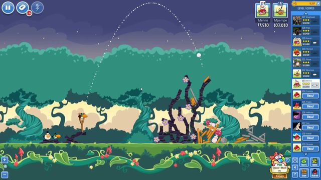 Angry Birds Friends Pig Tales Level 7 High Score 107k with Mushbloom смотреть онлайн