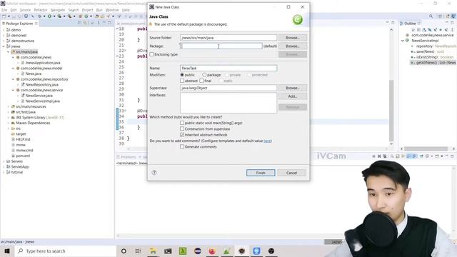 Создаем ПАРСЕР НОВОСТЕЙ используя Spring Boot, Scheduler, JSoup. Live Coding смотреть онлайн