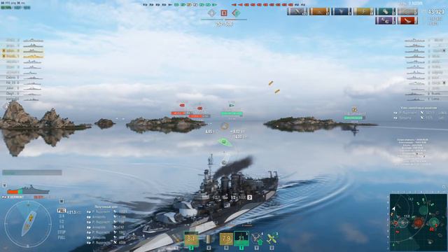 Мир Кораблей / World of Warships - горим на стуле и в рандоме :D смотреть онлайн