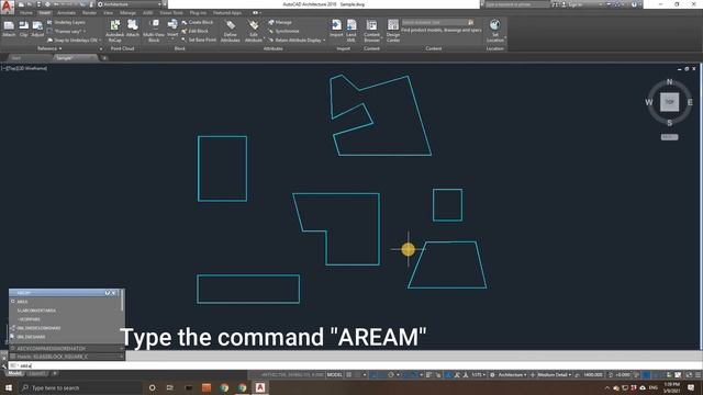 Autocad Lisp for Calculating the Total Area of Multiple Objects смотреть онлайн