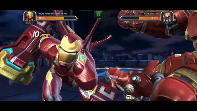 Iron Man Infinity War VS Iron Man Hulkbuster Armor I Marvel Contest Of Champions смотреть онлайн