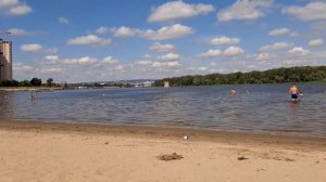 Где искупаться в Саратове_ Мы отправились на пляж в Энгельс. #саратов
