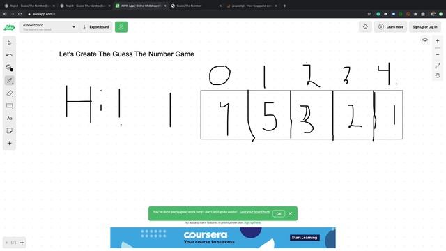0032 guess the number game display guess history | Clever Programmer смотреть онлайн