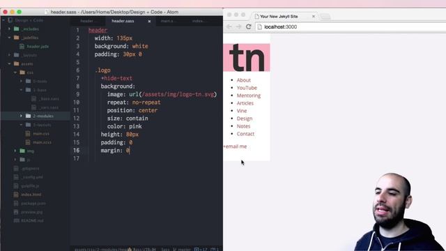 Design + Code — Hour 5.1: Flexbox header смотреть онлайн