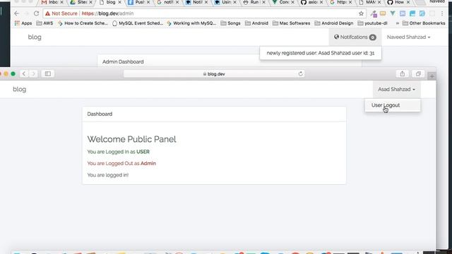 Push Notifications Laravel 5.5 смотреть онлайн