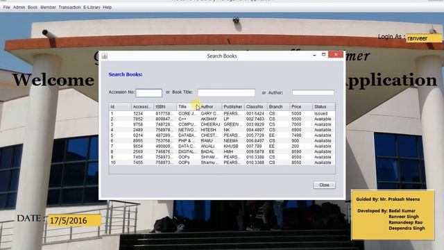 How to create E-Library Management Application смотреть онлайн