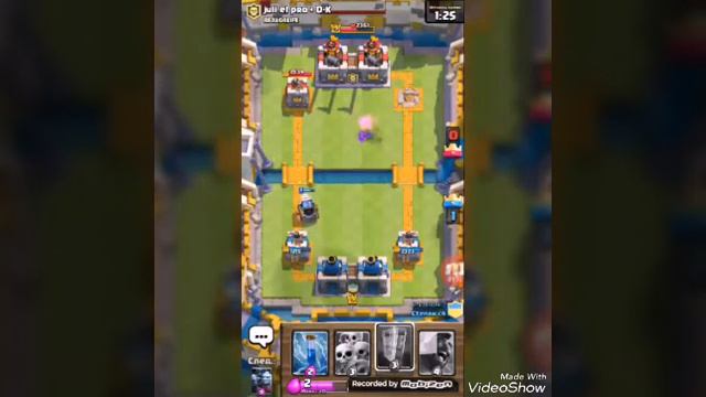 Онлайн атака кланового боя.Clash royale. смотреть онлайн