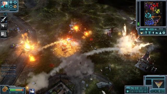 C&C Red Alert 3: Generals Evolution Mod BETA 0.21 - The Green Pastures Laser Storm смотреть онлайн