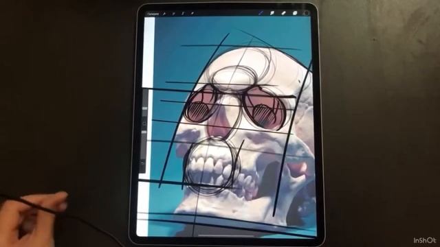 Рисунок черепа с нуля с легкостью! Научись академическому рисунку. Череп анатомия.PROCREATE смотреть онлайн