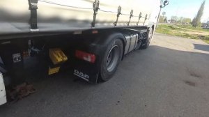 первый рейс на DAF XF 105 едем в Крым