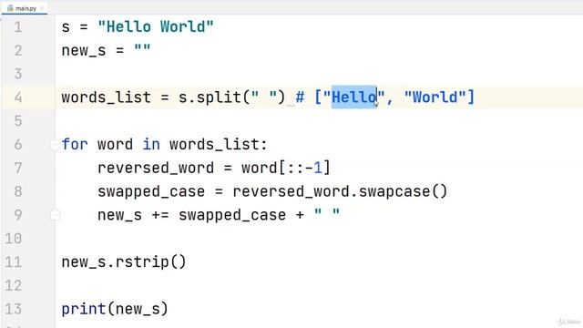 15 Python Tutorial || Reverse Words in a String смотреть онлайн