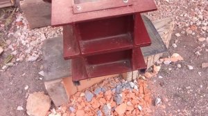 Щековая дробилка на бензиновом двигателе