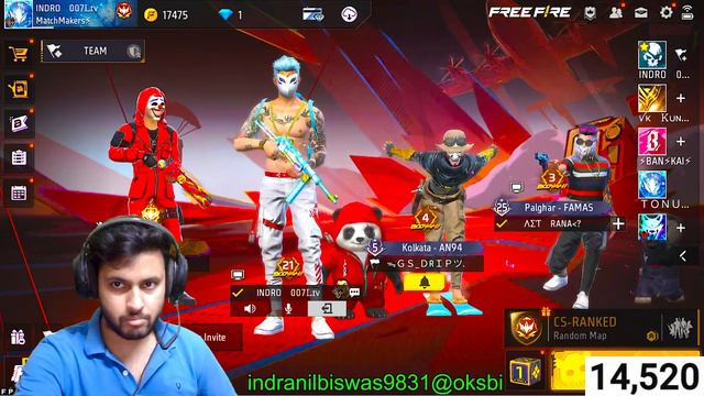 CS REGION TOP 1 PLAYER😱🔥INDRO IS LIVE🥵😎 - FREE FIRE INDIA смотреть онлайн