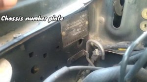 Nissan NP300 Chassis and Engine Number location | Nissan double cab chassis number location