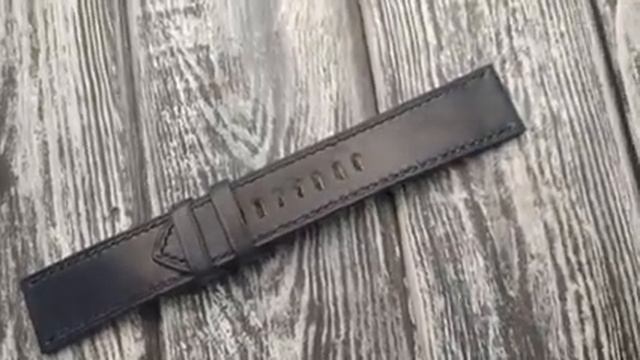Кожаный ремешок для часов классический синий смотреть онлайн