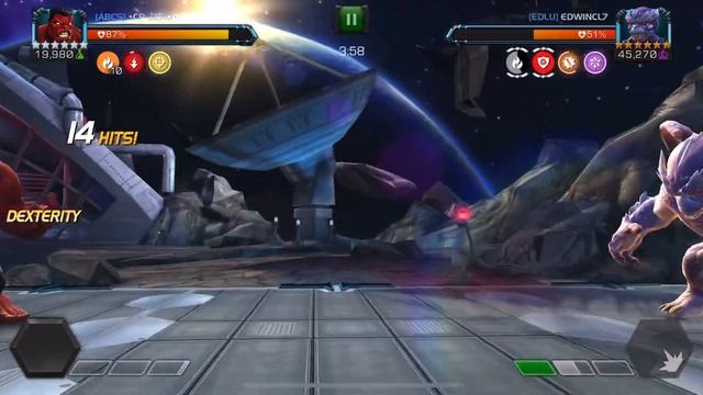 Mcoc | AW Red Hulk vs Dragon Man Node 49 смотреть онлайн