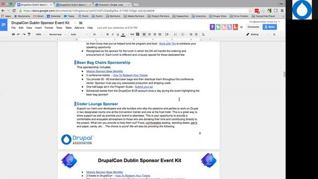 DrupalCon Dublin 2016: About Your DrupalCon Dublin Sponsorship смотреть онлайн