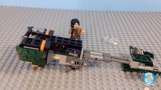 Lego Star Wars Rebels Ezra's Speeder Bike Set 75090 Stop Motion Build - Family Toy Report смотреть онлайн